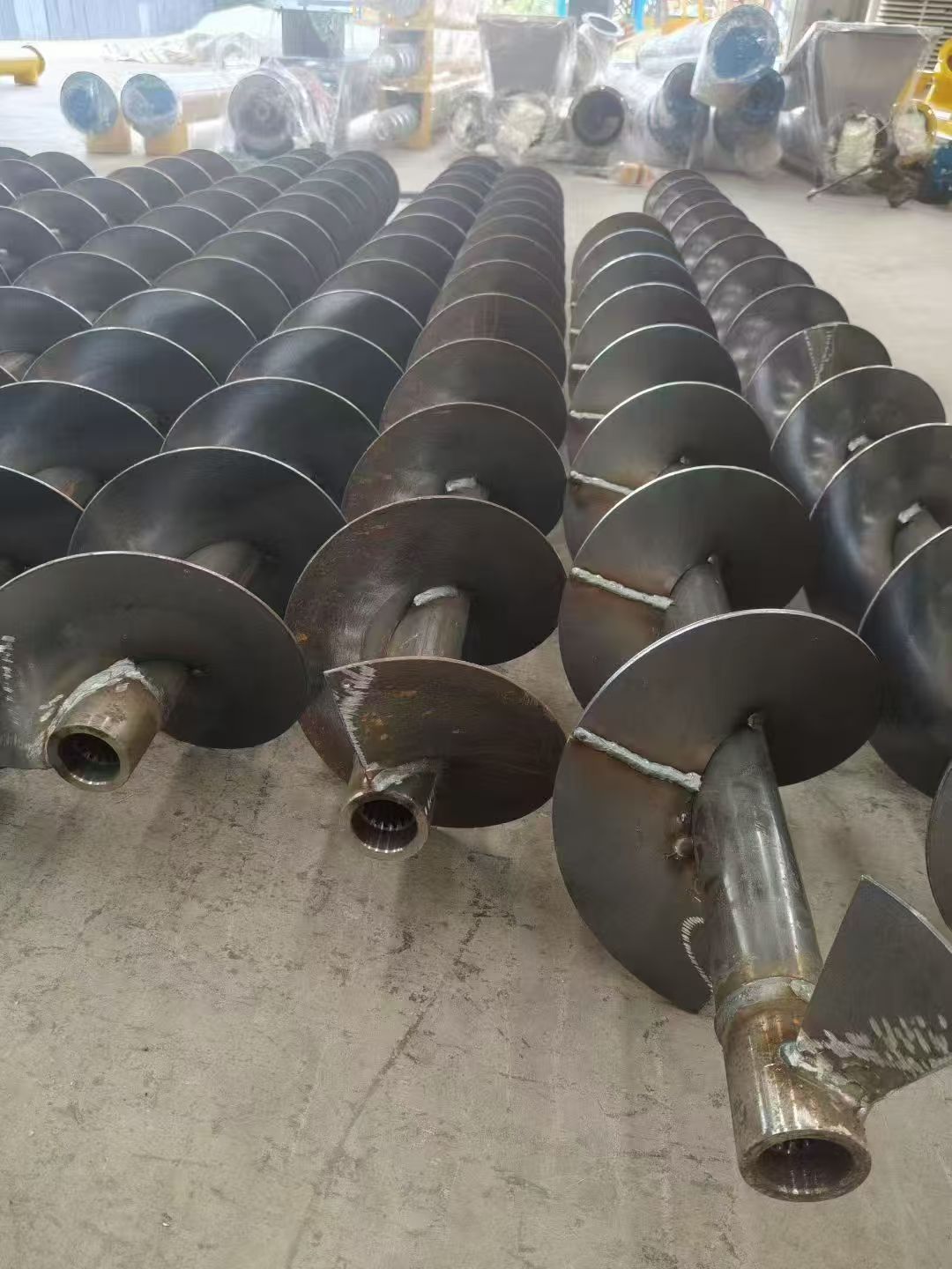 绍兴市连续螺旋叶片螺旋输送机 - 方案
